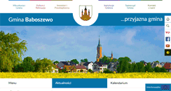 Desktop Screenshot of gminababoszewo.pl