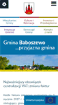 Mobile Screenshot of gminababoszewo.pl